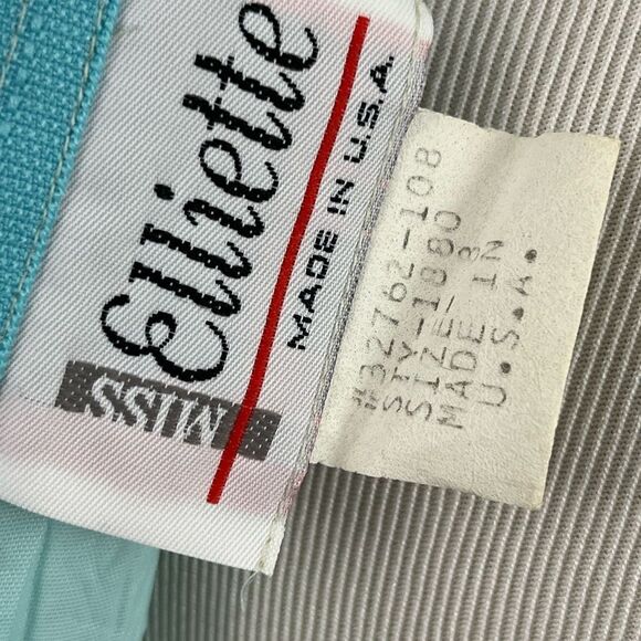 Vintage 70’s/ 80’s Miss Eliette Aqua Chiffon Maxi Evening Dress 8 - Picture 7 of 10